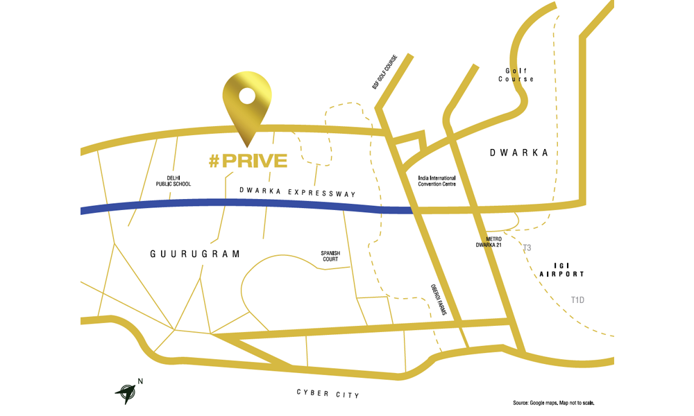 Godrej Prive Location Map Image