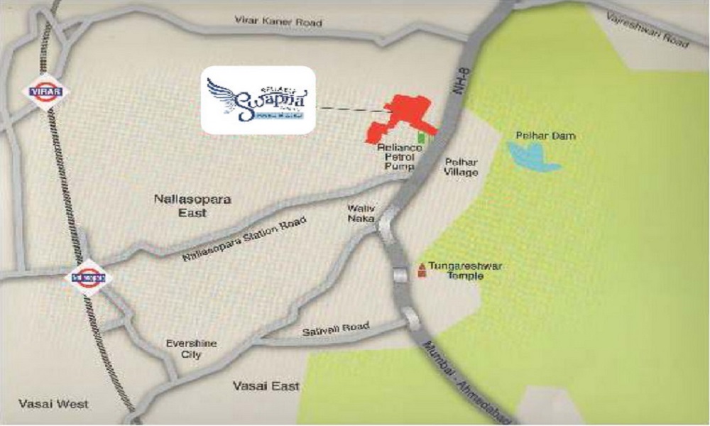 Reliable Swapna Nagari Location Map Image