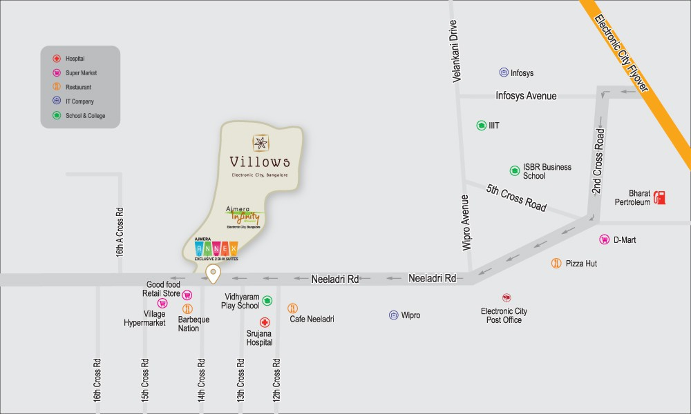Ajmera Annex Location Map Image