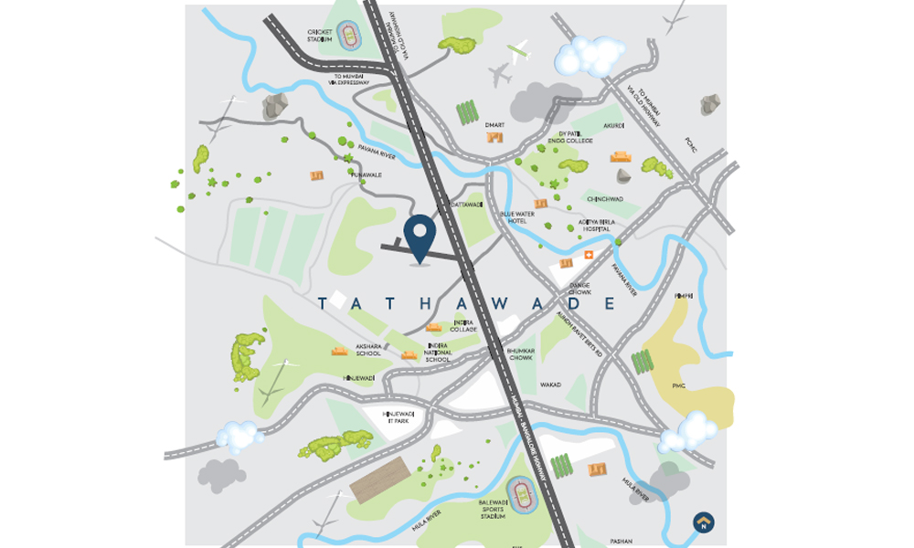 Vision Star West Location Map Image