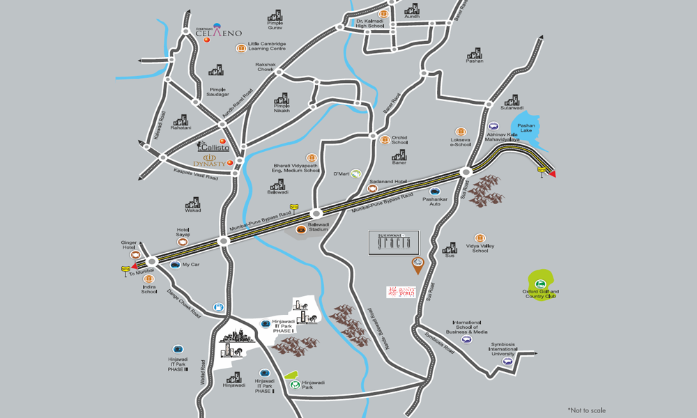 Sukhwani Gracia Location Map Image