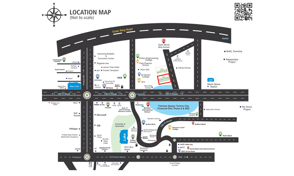 Greenmark Mayfair Apartments Location Map Image