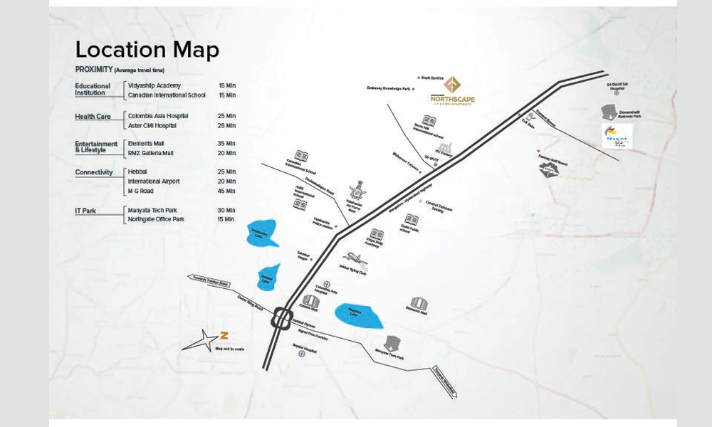 Mahaveer Northscape Location Map Image