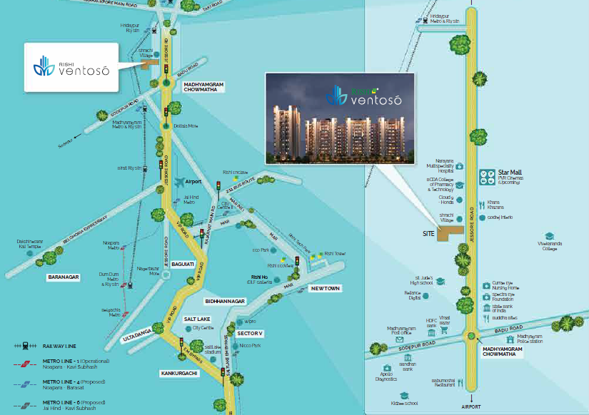 Rishi Ventoso Location Map Image