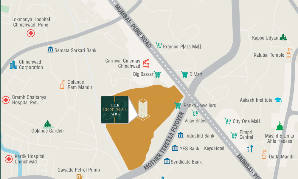 Runwal The Central Park Location Map Image