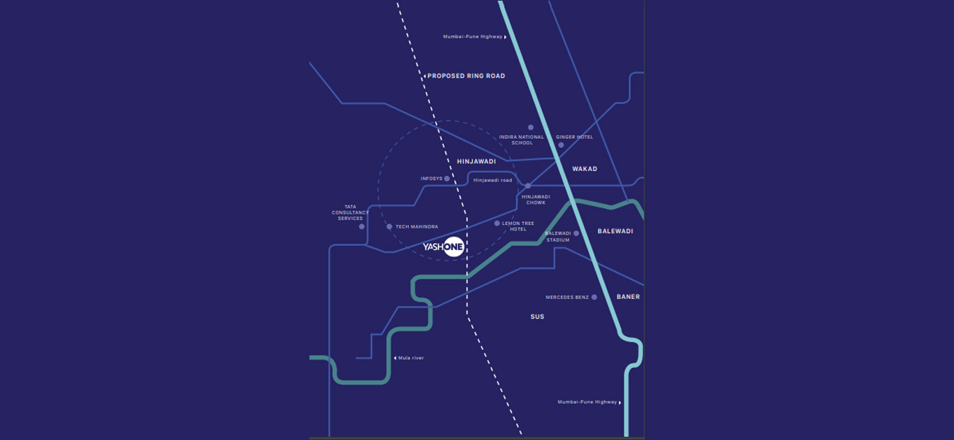 VJ One Avenue Location Map Image