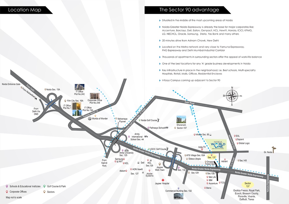 Carnoustie World One Location Map Image