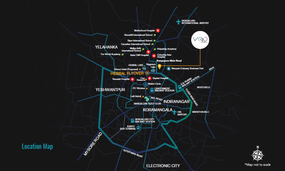 Karle Vario Homes Location Map Image