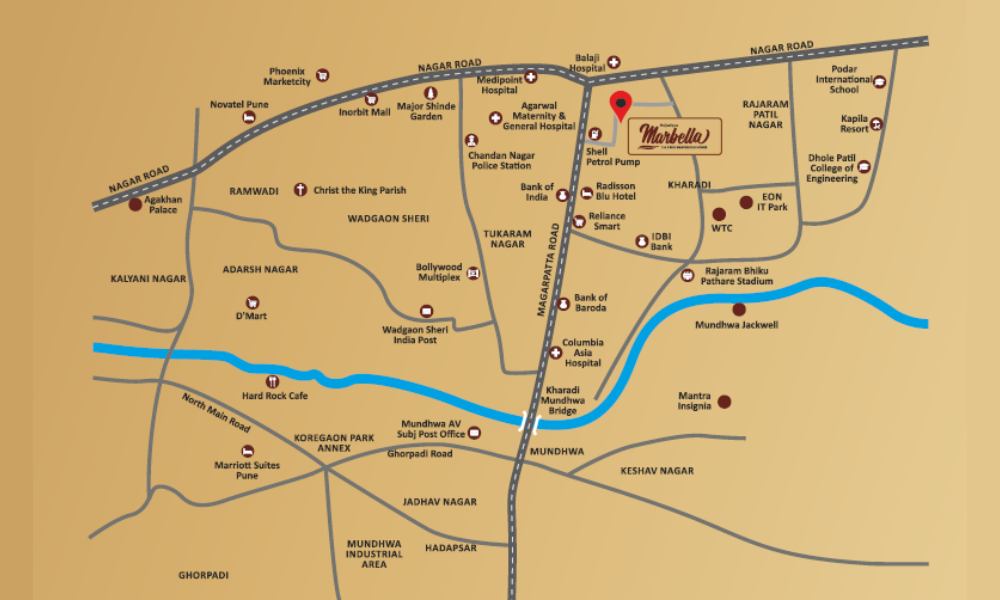 Majestique Marbella Location Map Image