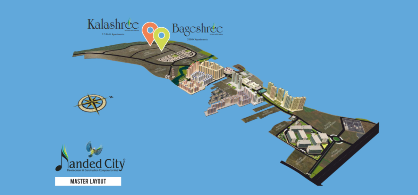 Nanded City Location Map Image