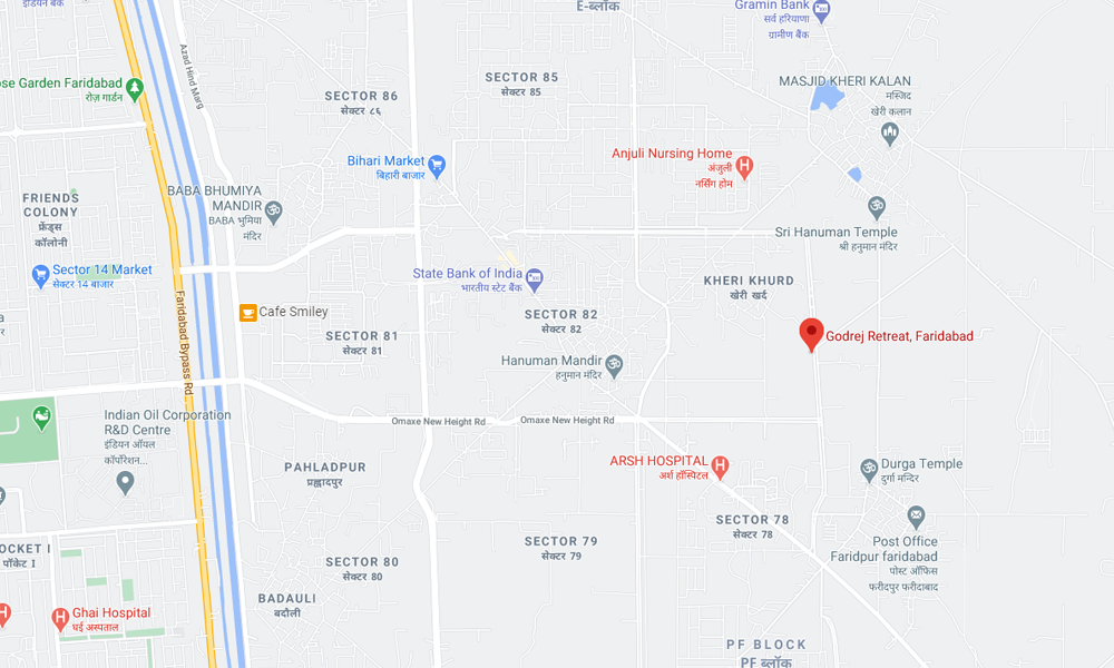 Godrej Retreat Location Map Image