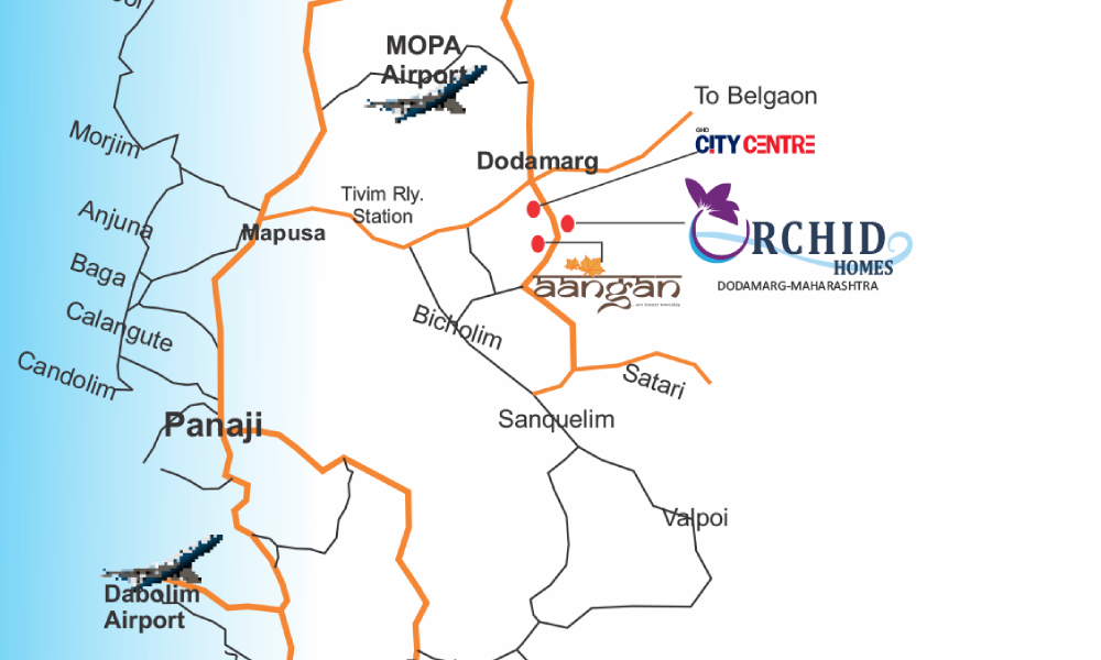 GHD Orchid Homes Location Map Image