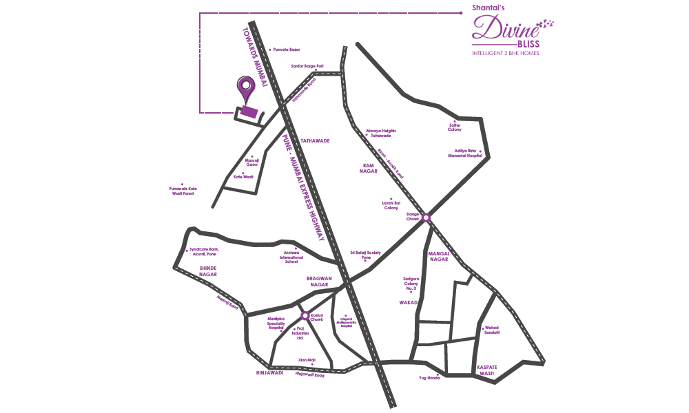 Divine Bliss Location Map Image