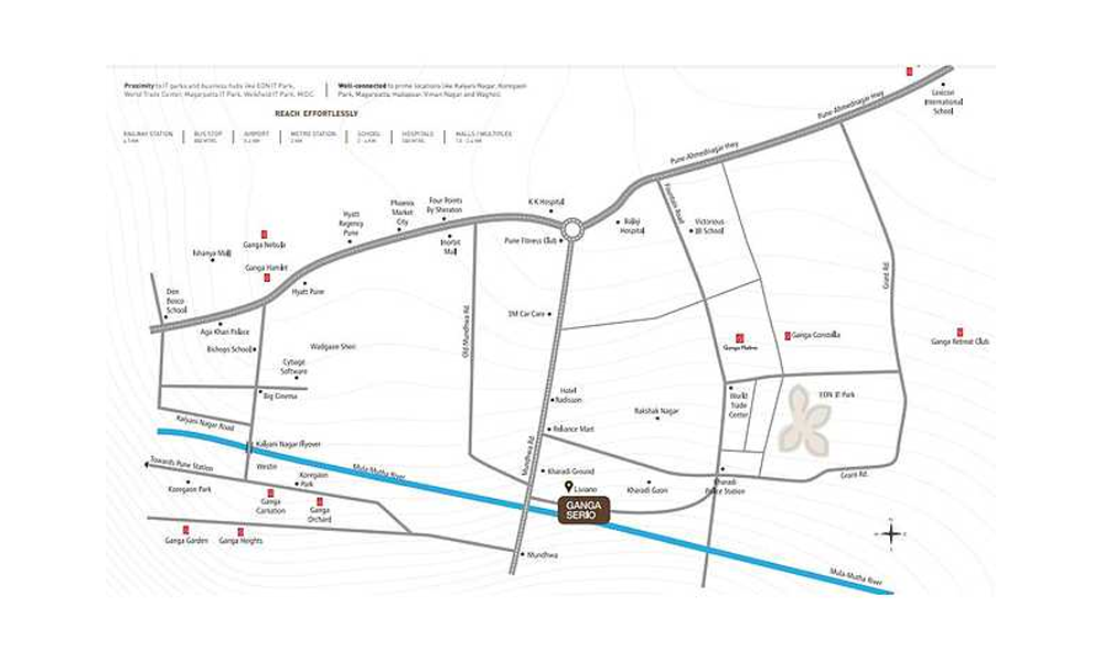 Ganga Serio Location Map Image