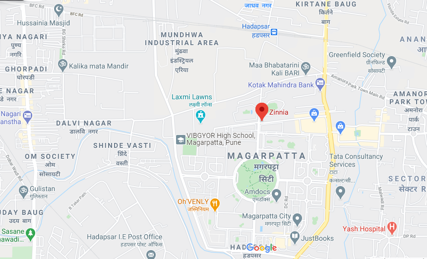 Magarpatta Zinnia Location Map Image