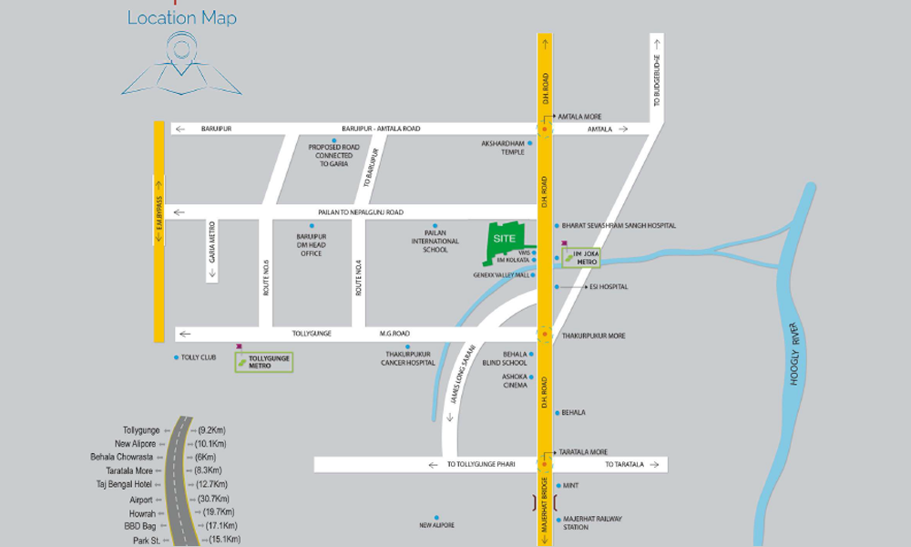 DTC Southern Heights Location Map Image