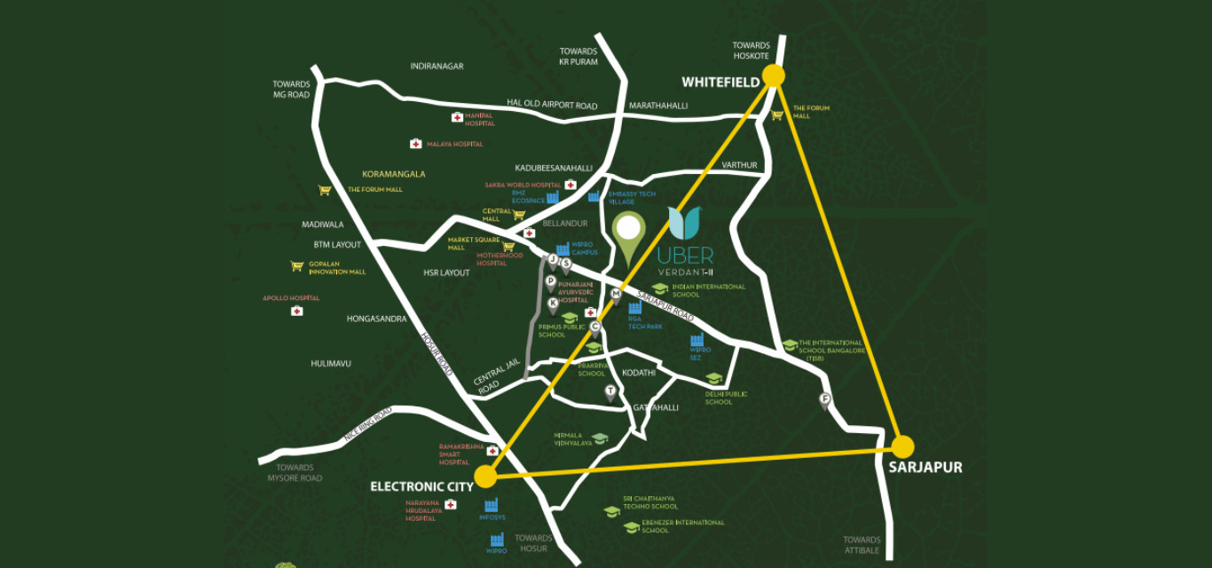 Mana Uber Verdant 2 Location Map Image