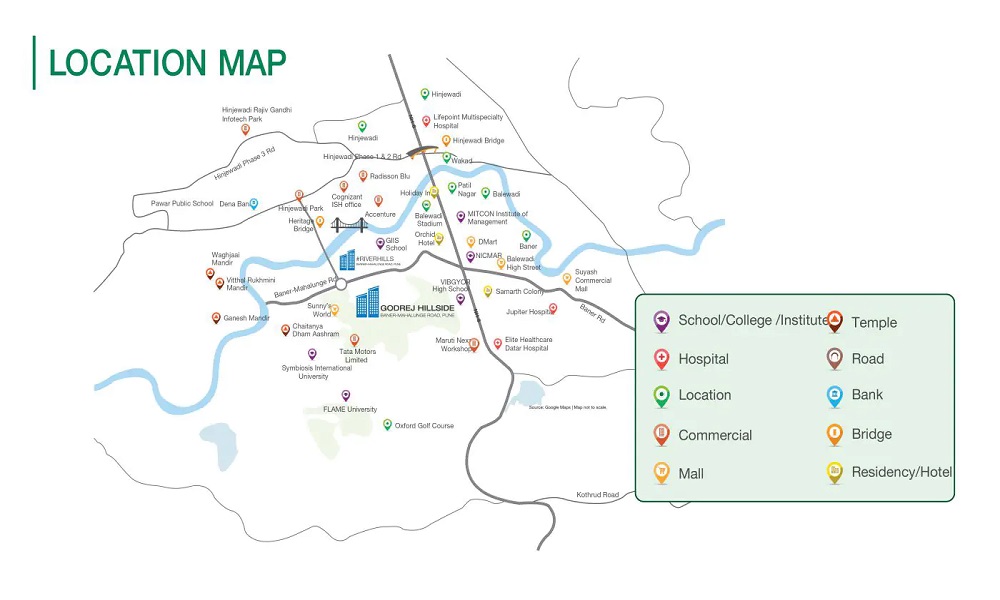 Godrej Green Cove Location Map Image