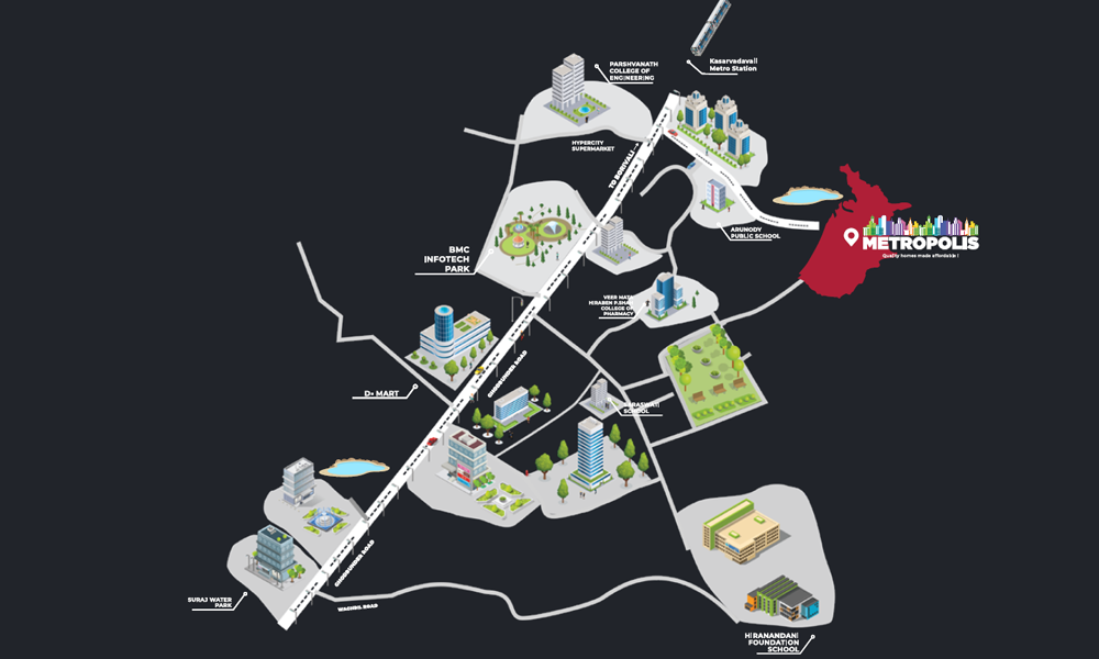 Ace Metropolis Location Map Image