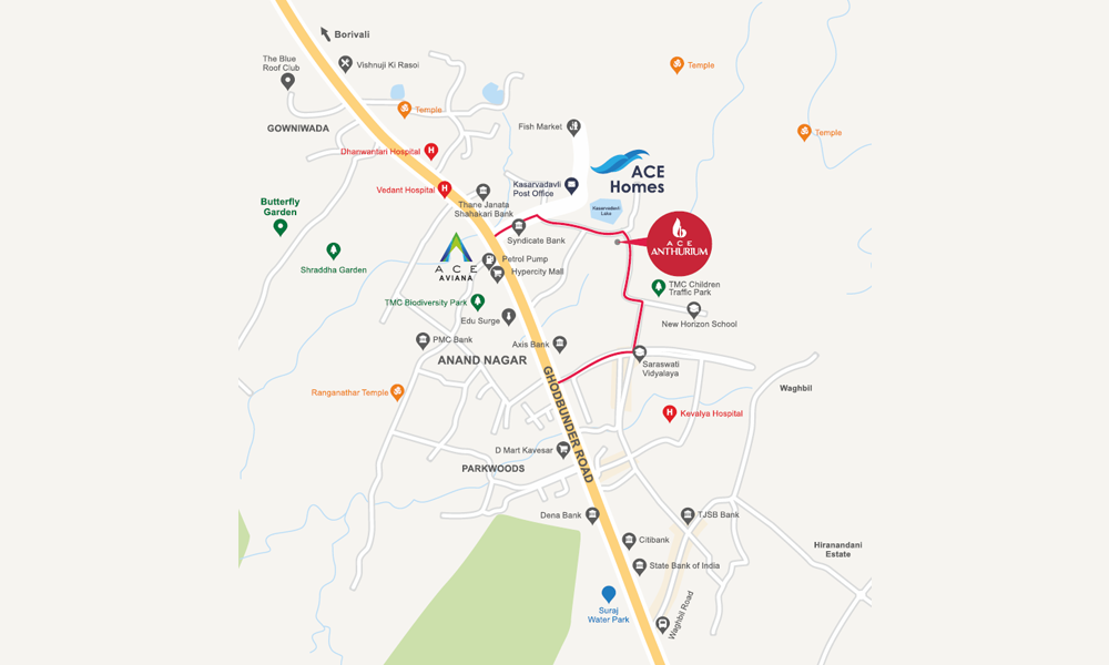 Ace Anthurium Location Map Image