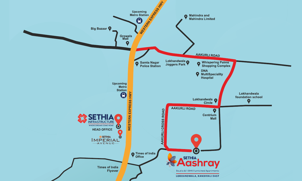 Sethia Aashray Location Map Image