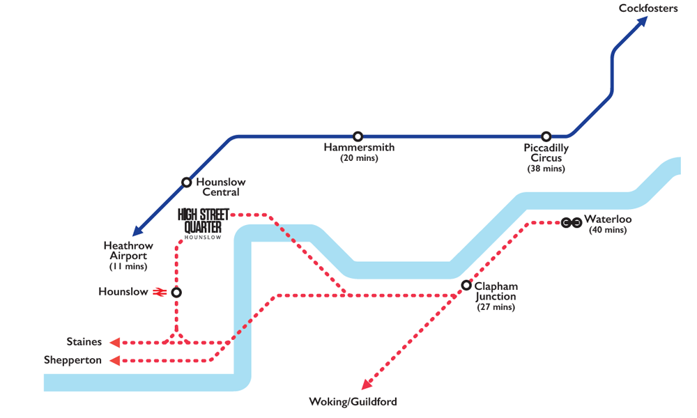 High Street Quarter Location Map Image