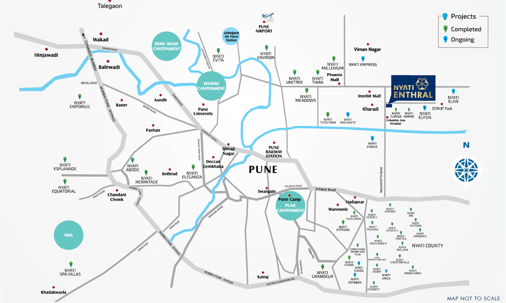 Nyati Enthral Location Map Image