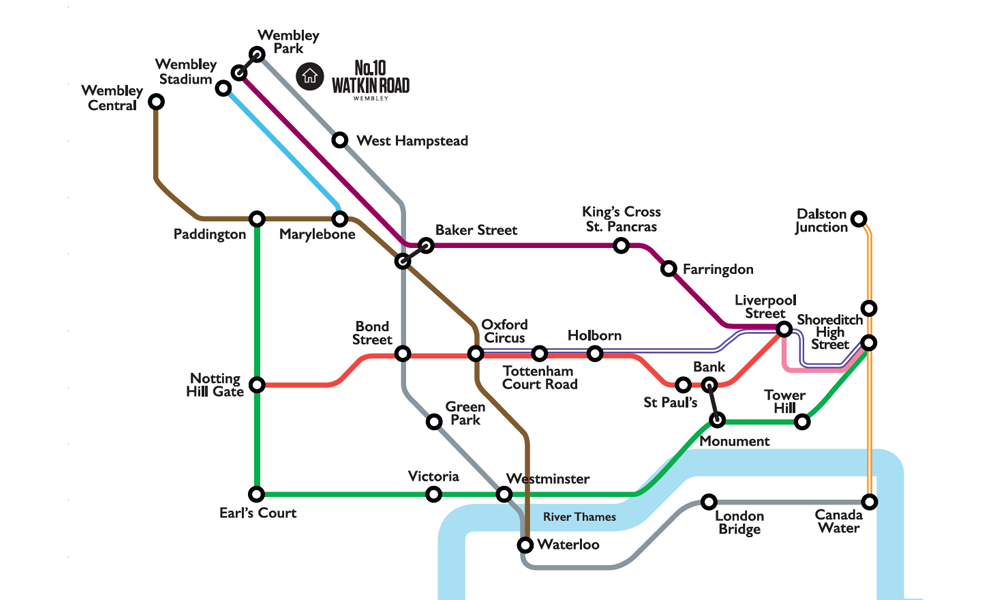 No.10 Watkin Road Location Map Image