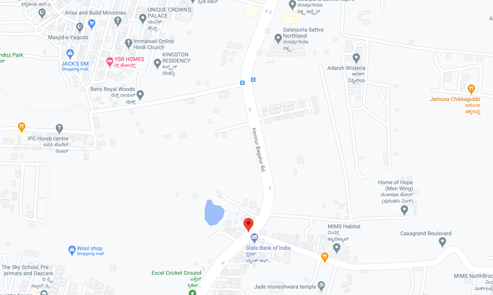 Purva Promenade Location Map Image