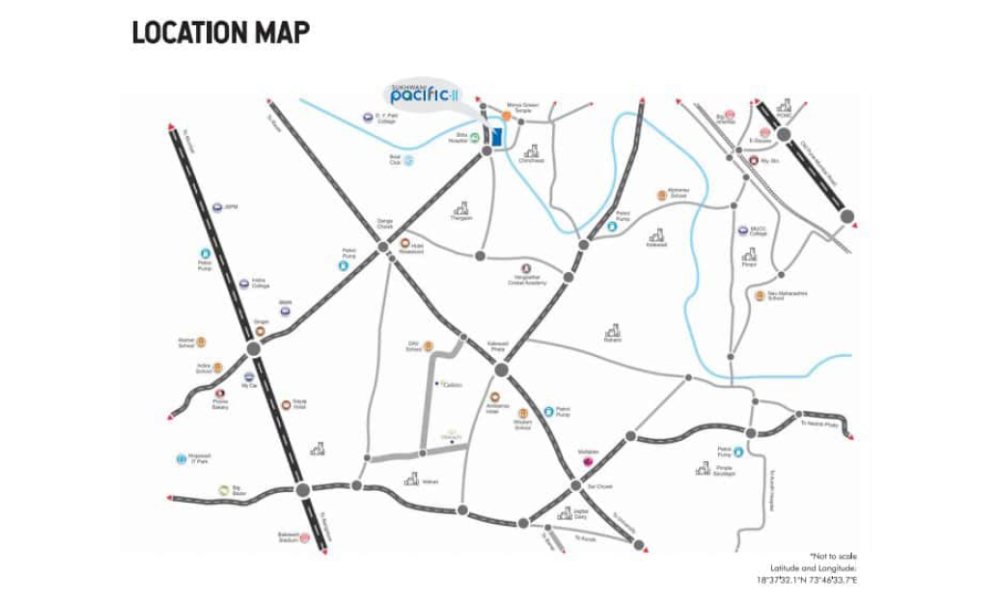 Sukhwani Pacific Phase 2 Location Map Image