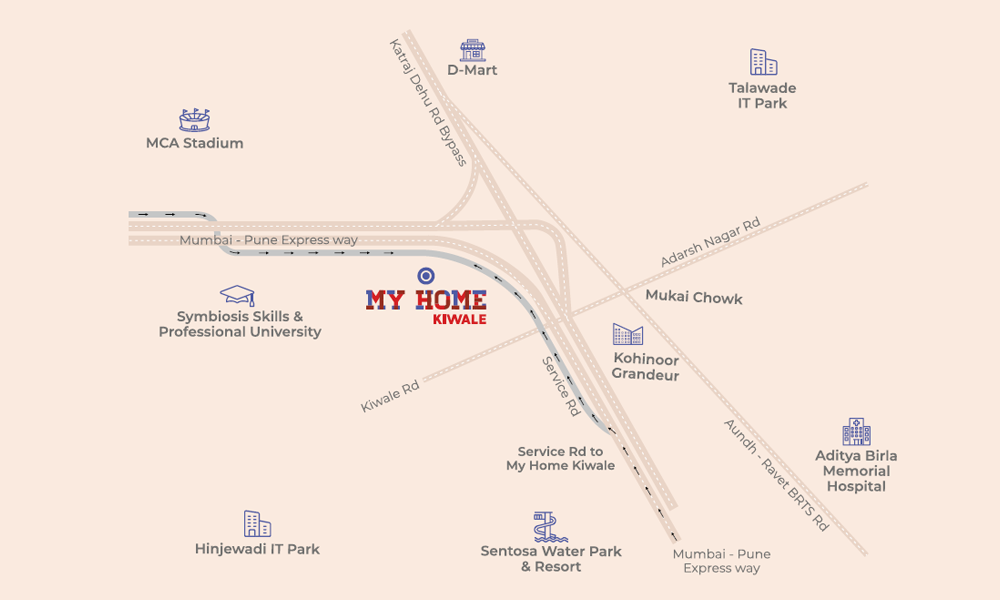 My Home Kiwale Location Map Image