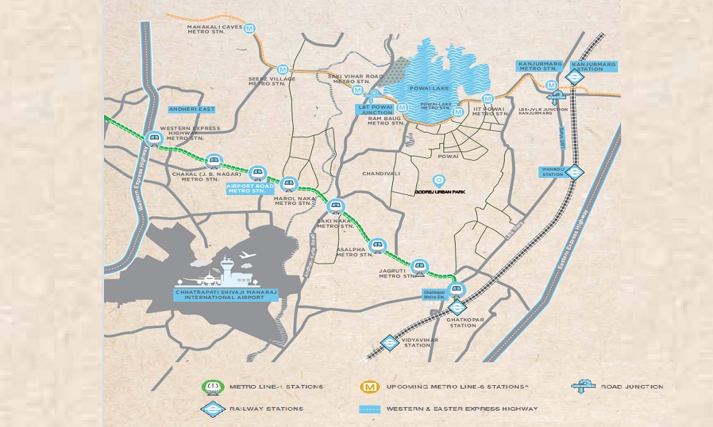 Godrej Urban Park Location Map Image