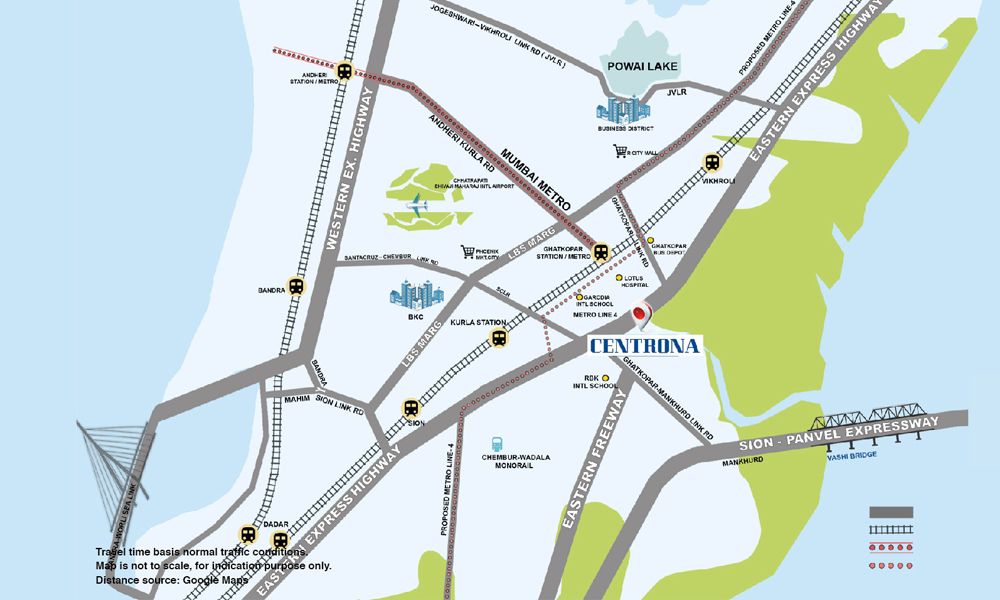 L&T Centrona Location Map Image