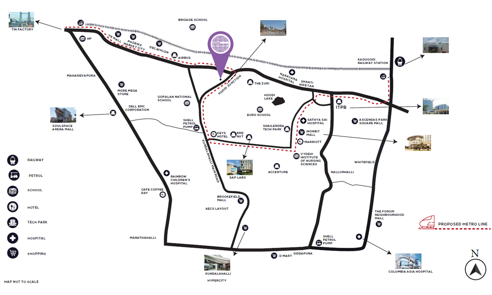 Sumadhura Nandanam Location Map Image