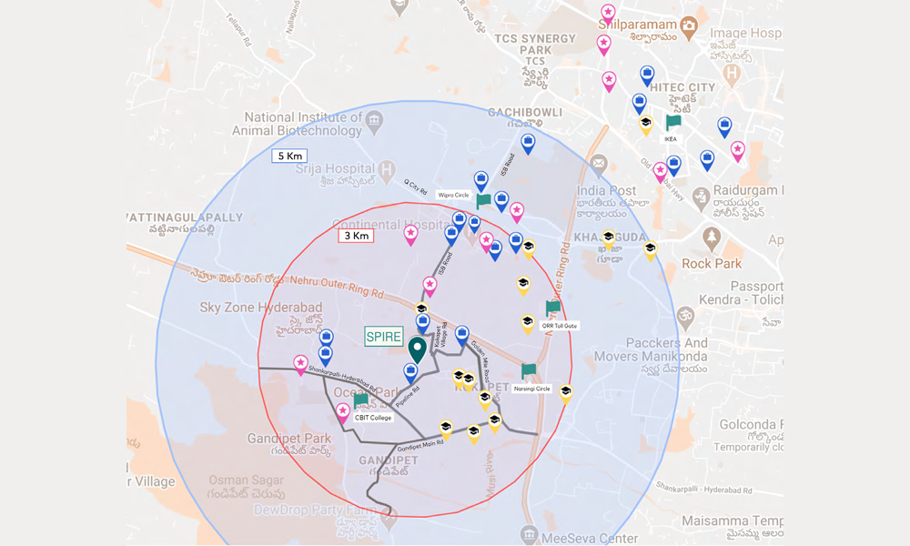 ASBL Spire Location Map Image