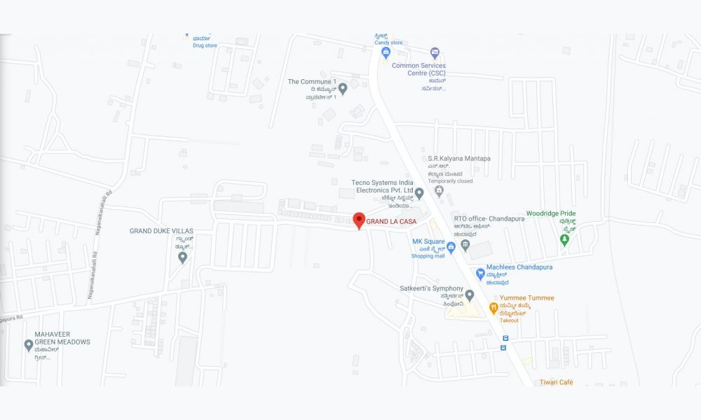 Grand La Casa Location Map Image