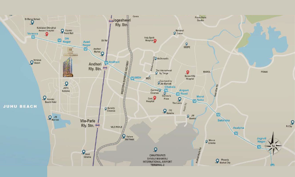 Platinum Casa Millennia Location Map Image