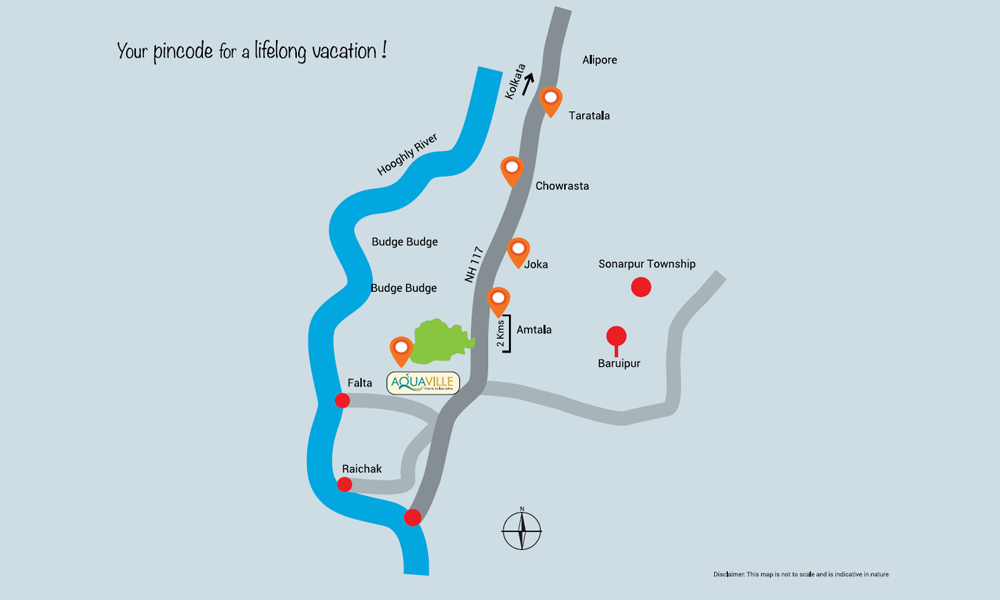 Merlin Aquaville Location Map Image