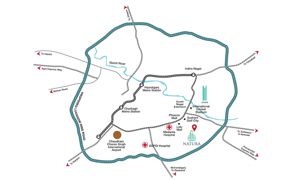 One Oak Natura Location Map Image