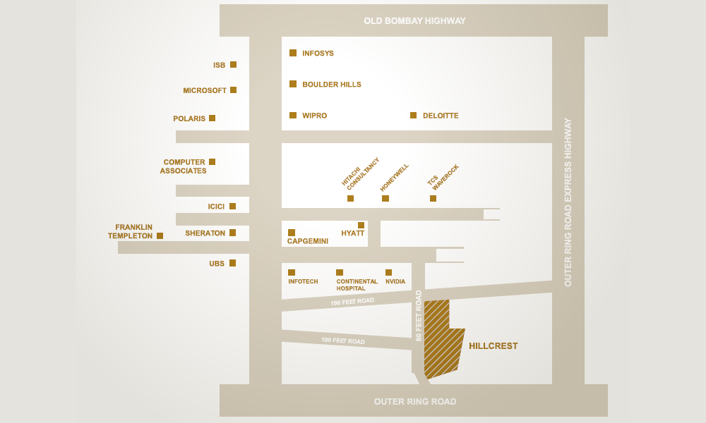 Pacifica Hillcrest Phase 2 Location Map Image