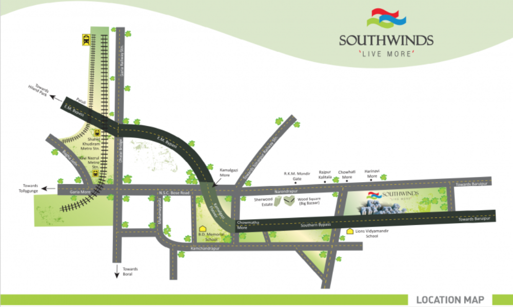 Southwinds Location Map Image