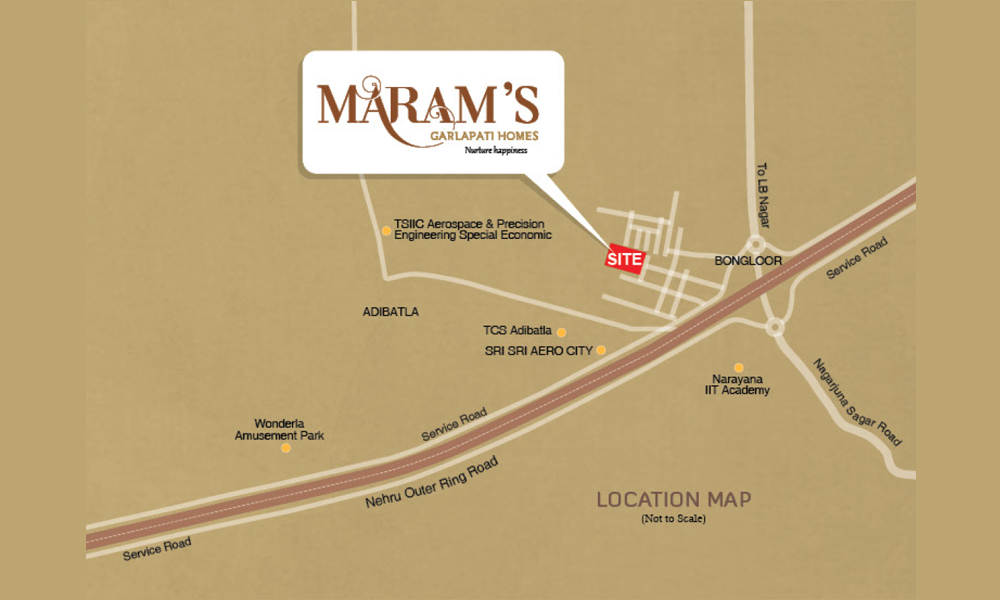 Maram Garlapati Homes Location Map Image
