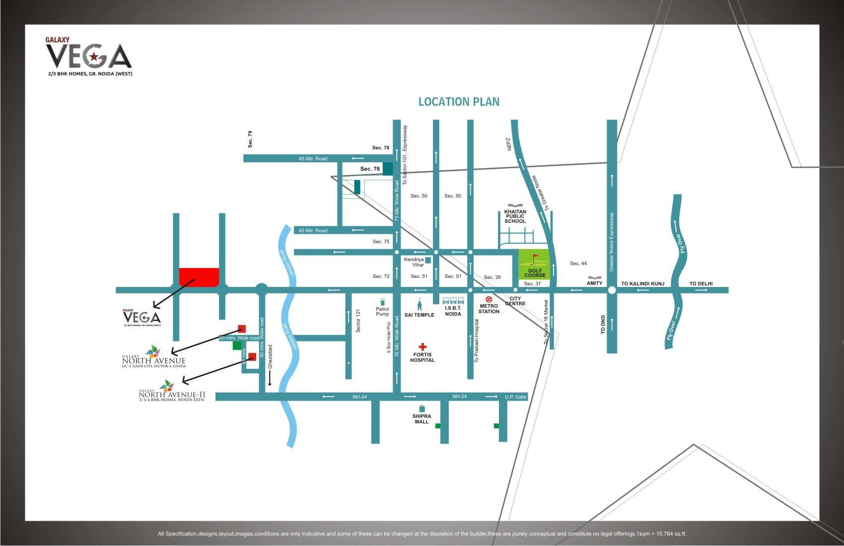 Galaxy Vega Location Map Image
