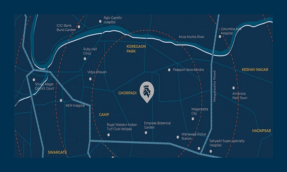 Kohinoor Presidentia Location Map Image