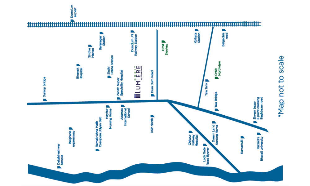 Orbit Lumiere Location Map Image