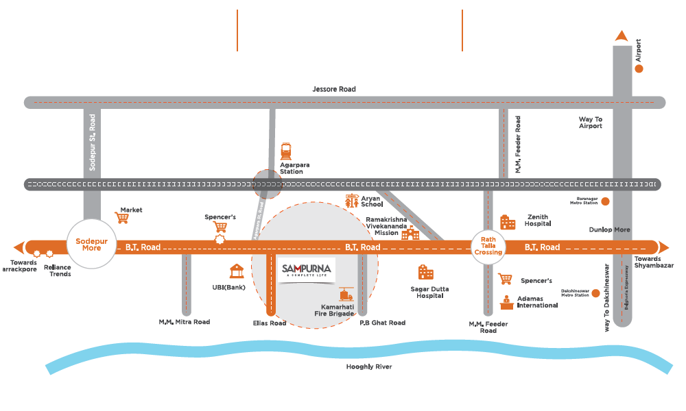 Signum Sampurna Location Map Image