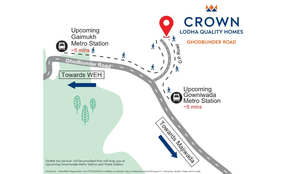 Crown Location Map Image