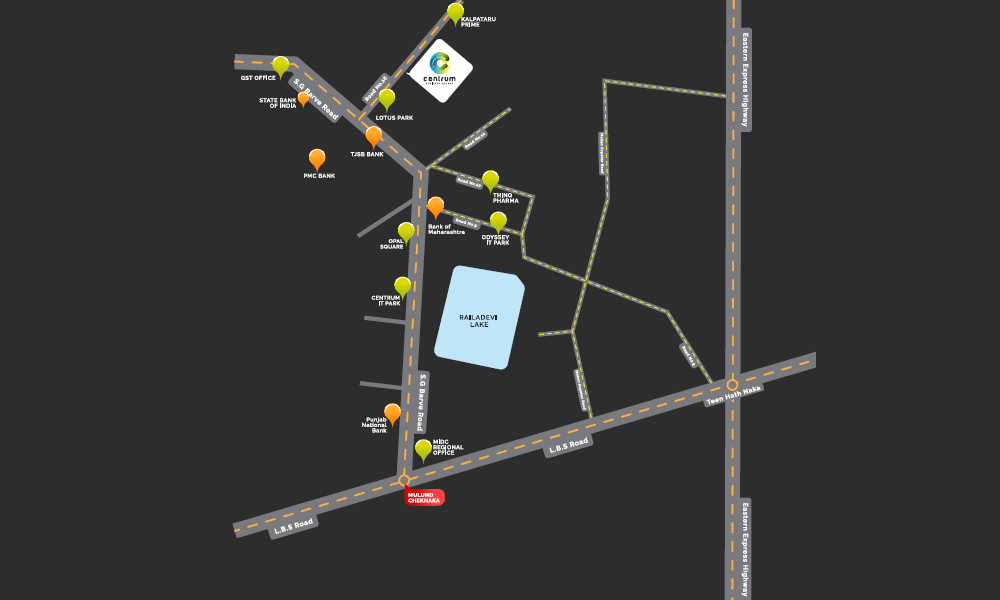 Centrum Business Square Location Map Image