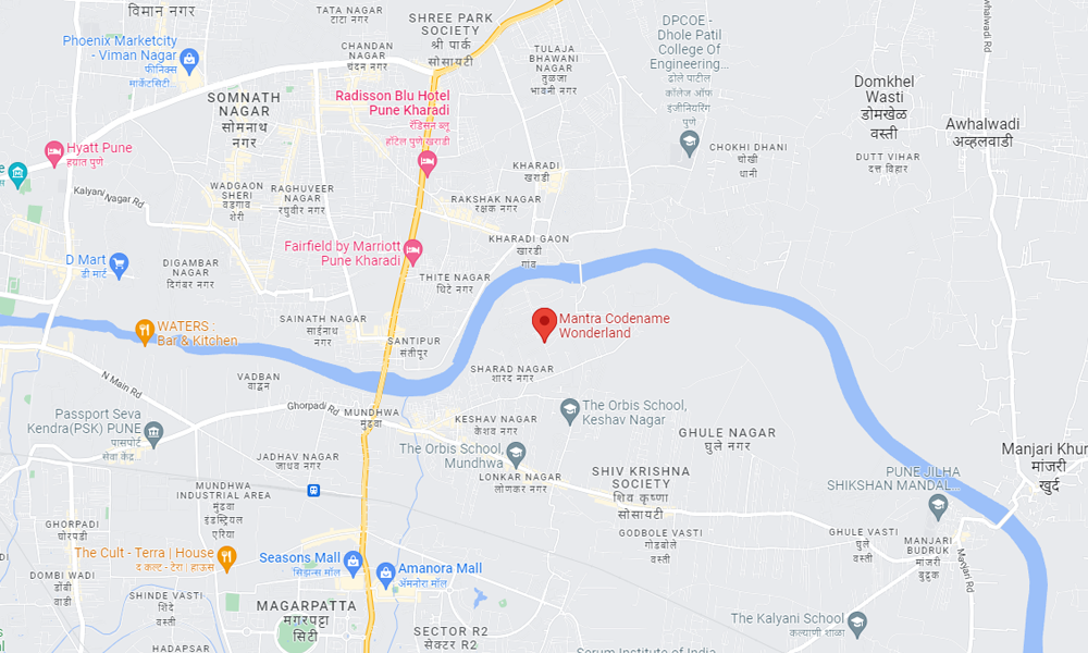 Mantra Codename Wonderland Location Map Image