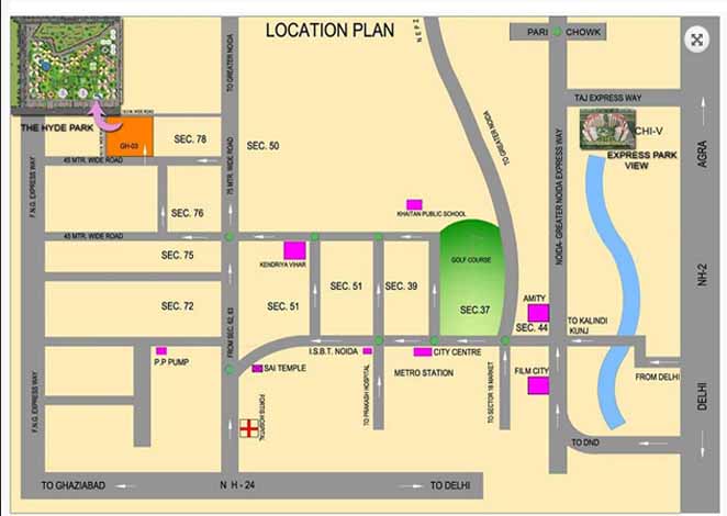 Nimbus Hyde Park Location Map Image